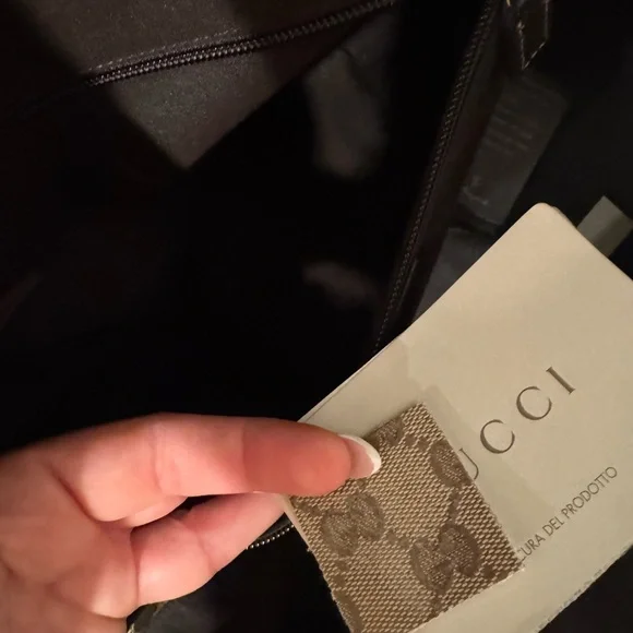 Gucci Crystal Monogram Large Carry On Duffle Weekender Bag Dark Brown - Picture 12 of 15